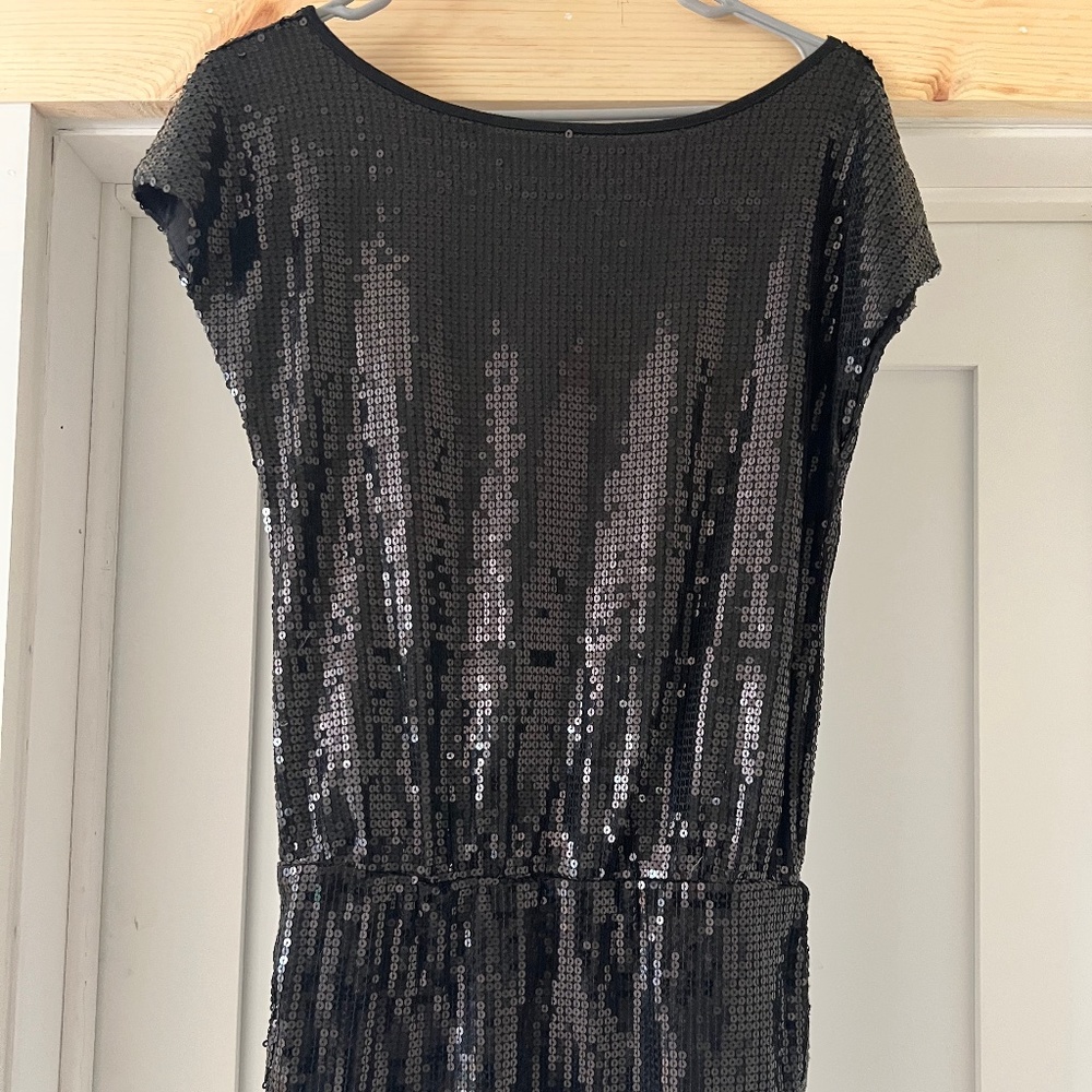 TART Black Sequin Mini Dress